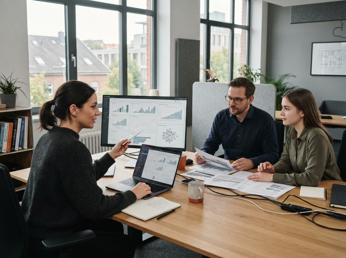 Vermwentar Team bei der Arbeit an der Analyseplattform